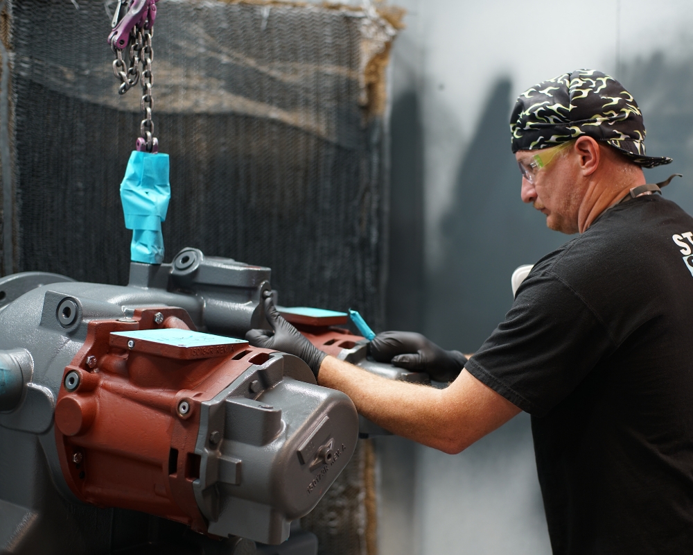 Using OEM air compressor parts