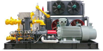 rotary screw gas compressors